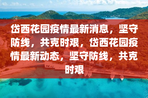 岱西花园疫情最新消息,坚守防线,共克时艰,岱西花园疫情最新动态,坚守防线,共克时艰中山市多米克自动化设备有限公司