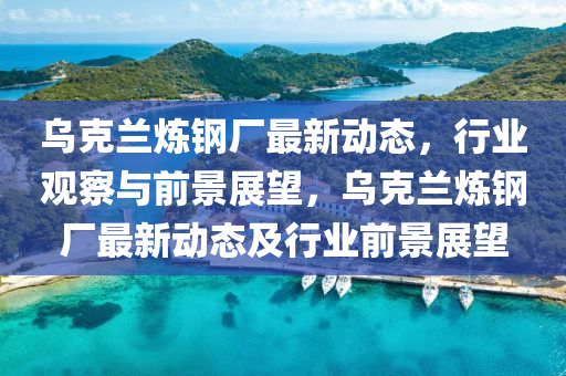 乌克兰炼钢厂最新动态,行业观察中山市多米克自动化设备有限公司与前景展望,乌克兰炼钢厂最新动态及行业前景展望